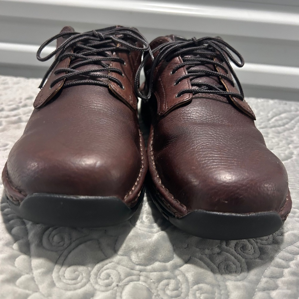 Red Wing Mens Brown Pebbled Leather Lace Up Oxford Shoes 11B Narrow Casual - Picture 4 of 12